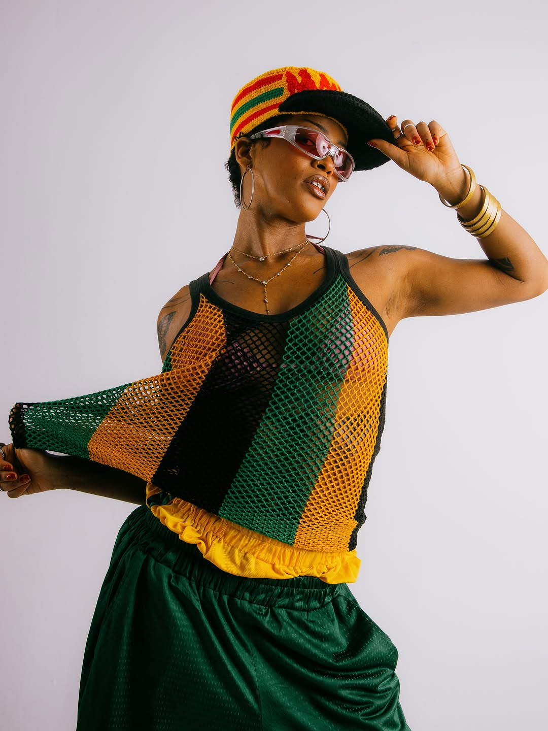 Most Wanted editorial, mesh look